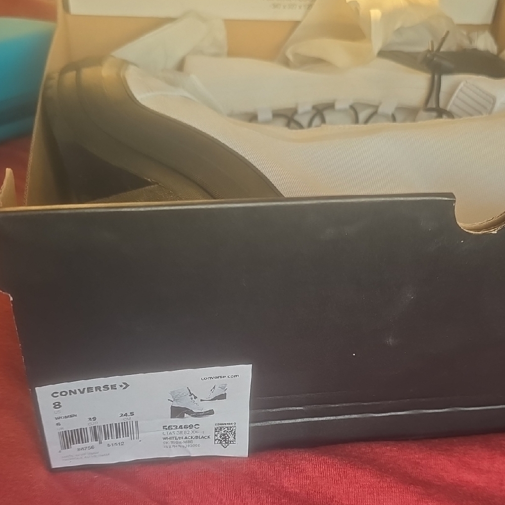 Converse Classic Black and White Shoes